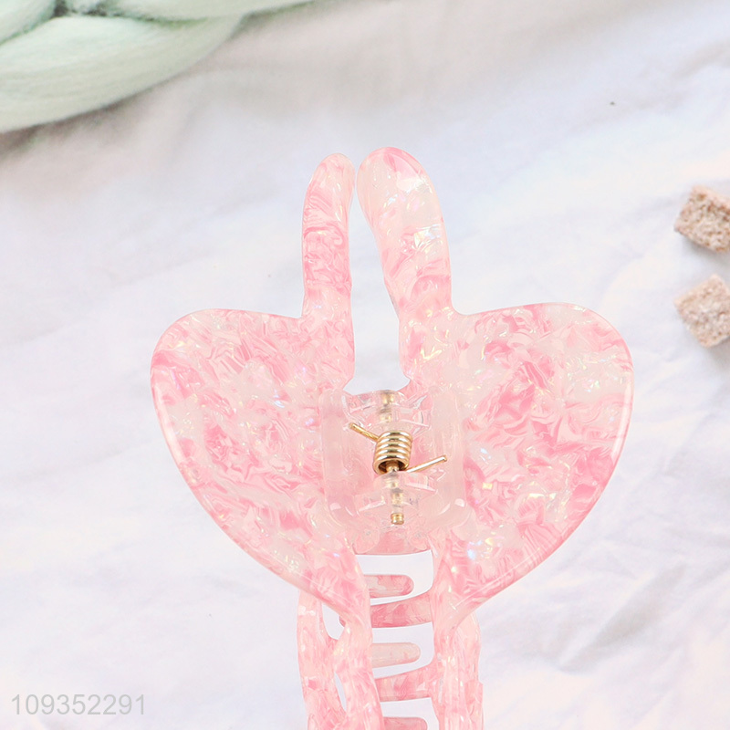 Low price pink hair claw clips hair accessories