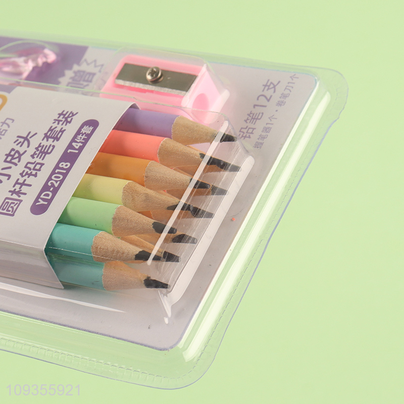 New product 12pcs students stationery 2B pencils set