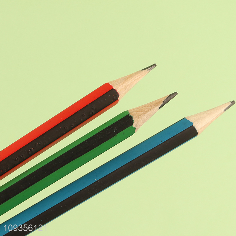 Best quality 12pcs students stationery HB pencils set