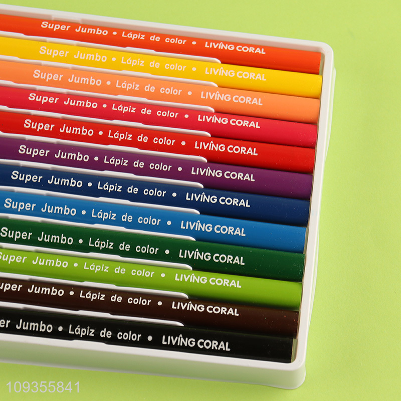 China wholesale 12colors painting colored pencils set