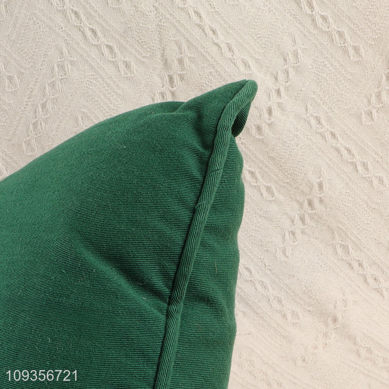 Hot selling square polyester throw pillow for household