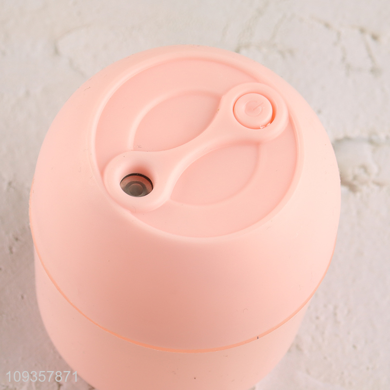 New arrival household mini humidifier with warm lights