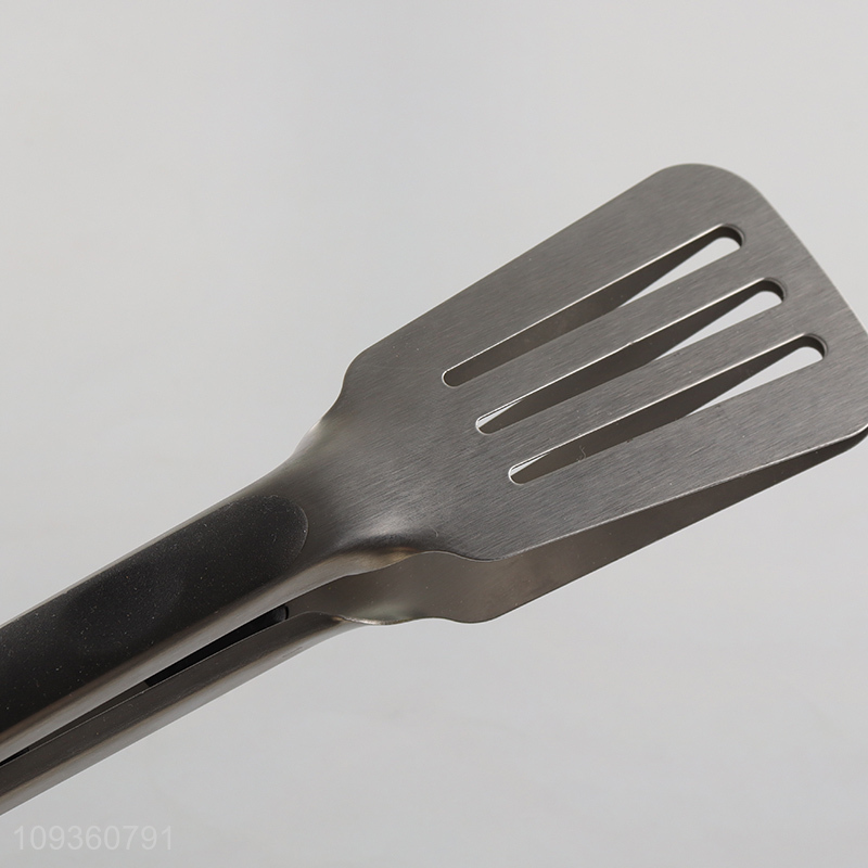 China factory anti-slip stainless steel food tongs food clips