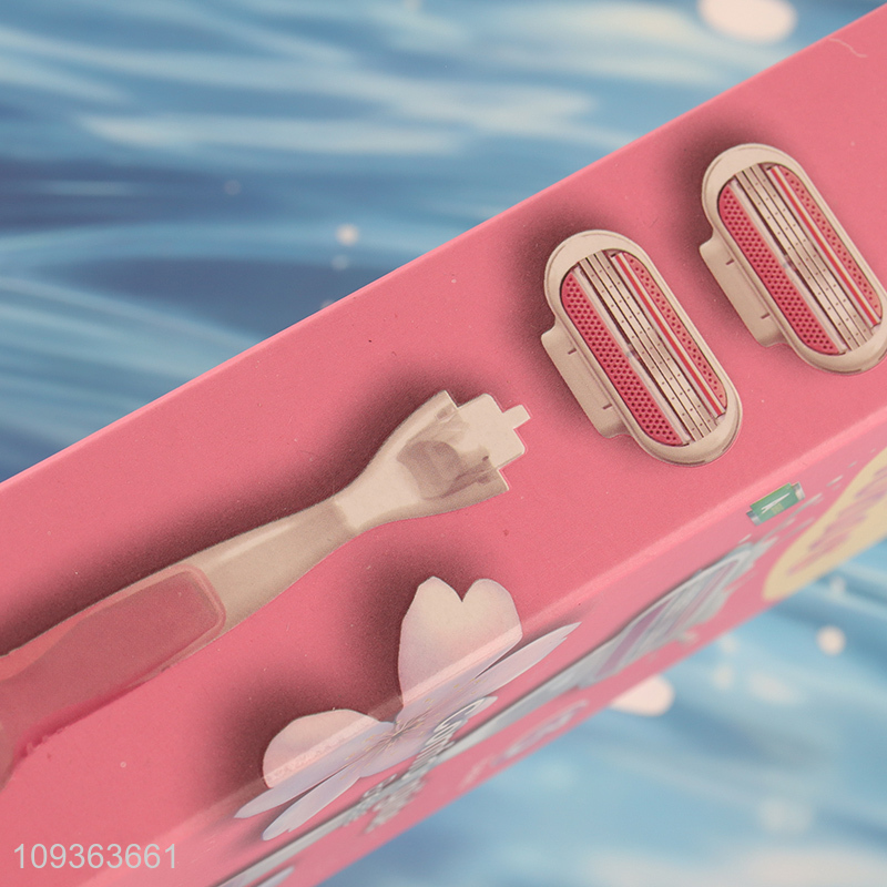 Top selling 3blades razor women razor wholesale