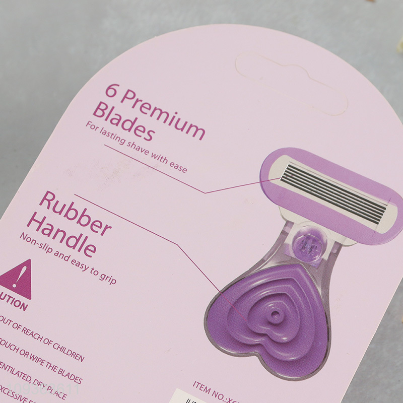 China factory 6blades razor women razor for sale