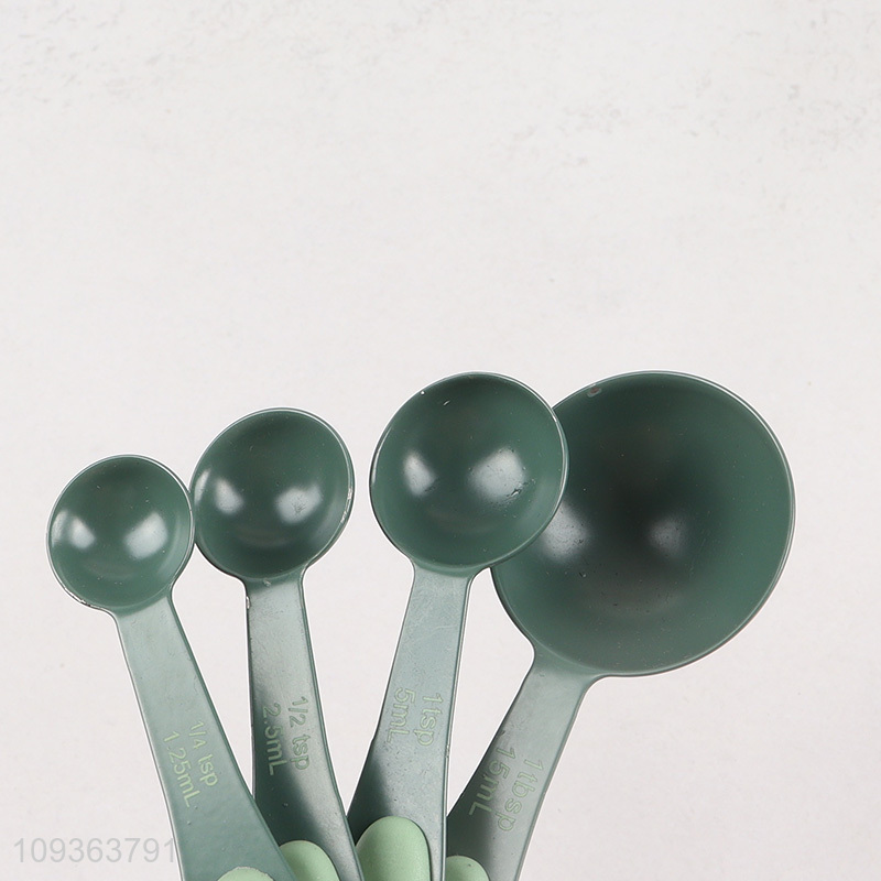 New product multicolor 4-piece measuring spoons set