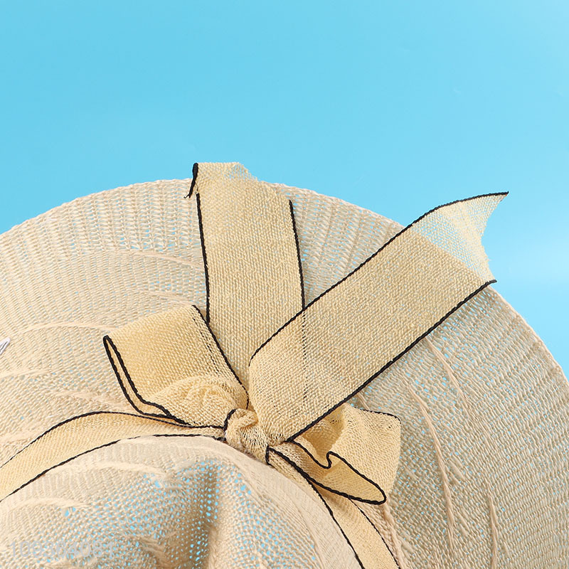 China factory straw hat beach hat ladies sun hat