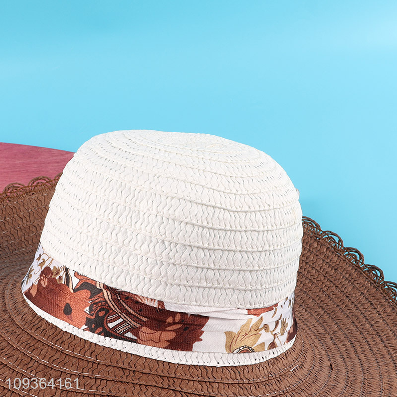 Good selling multicolor sun hat straw hat beach hat
