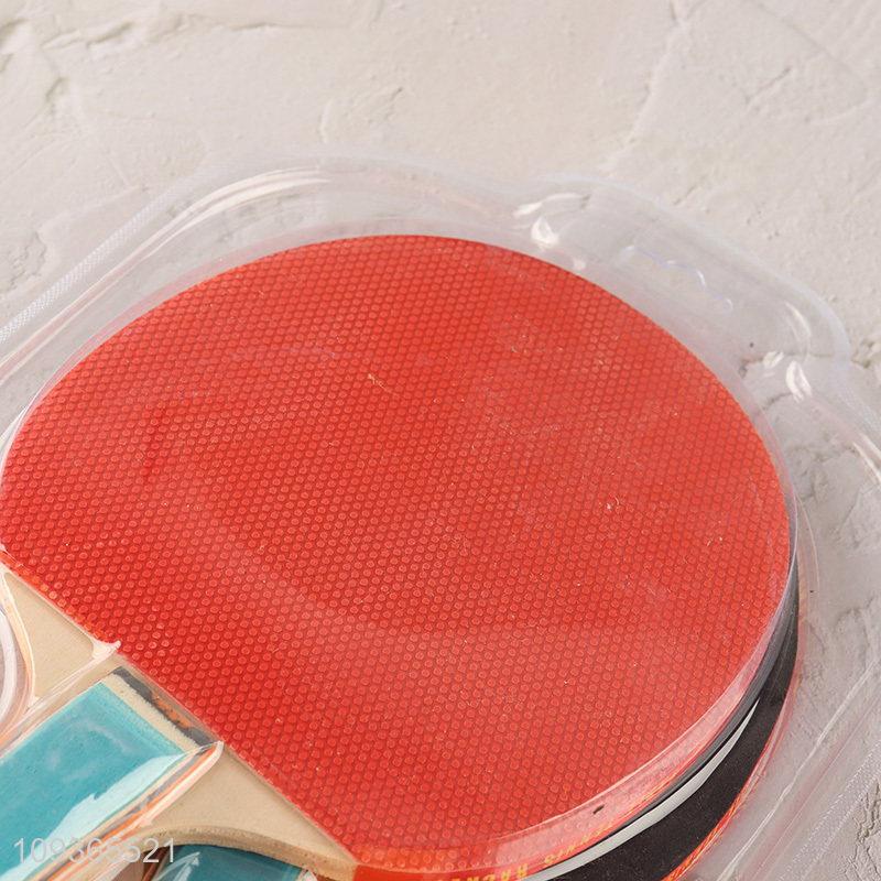 Low price professional sports table tennis racket  set