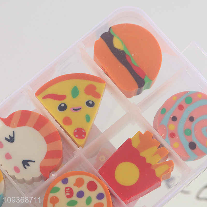Best sale food series students stationery eraser