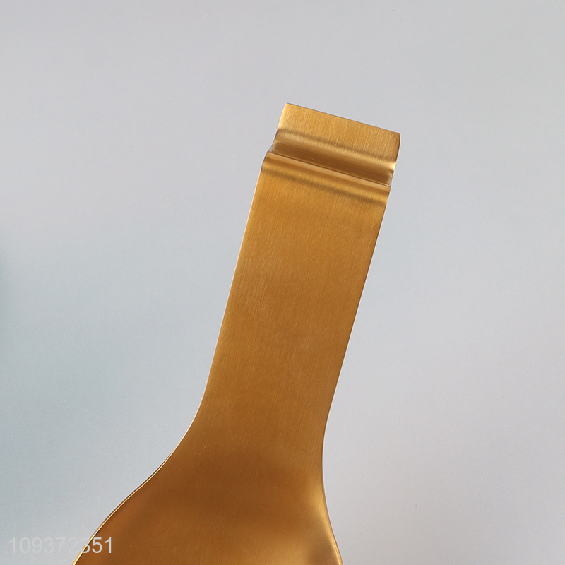 Good sale golden stainless steel spoon holder