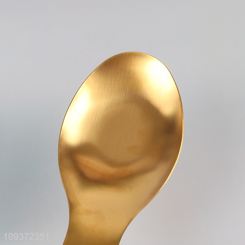 Good sale golden stainless steel spoon holder