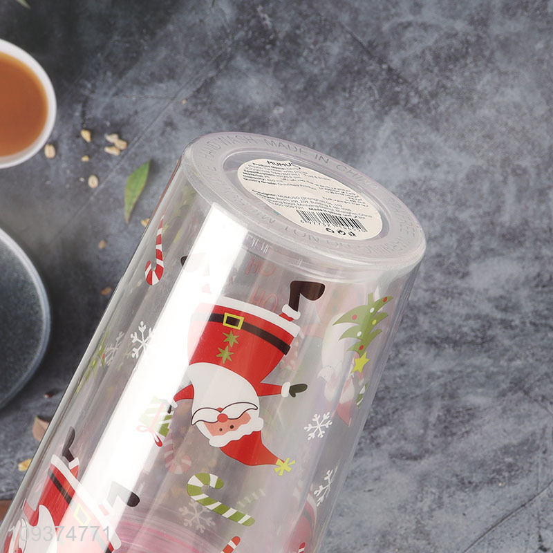 Factory price Christmas series straw cup water cup