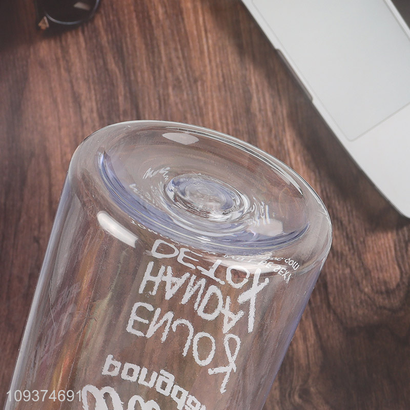 Wholesale clear plastic water bottle drinking bottle
