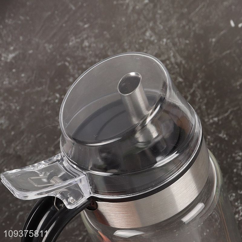 New arrival glass oil pot oil jug with handle