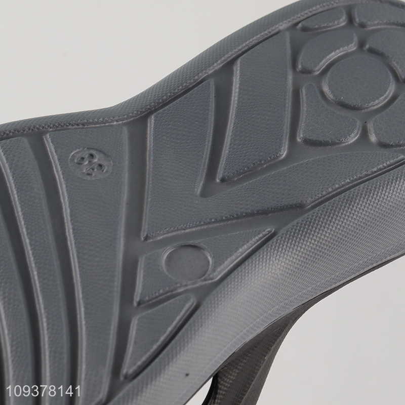 Good selling black summer slippers home slippers