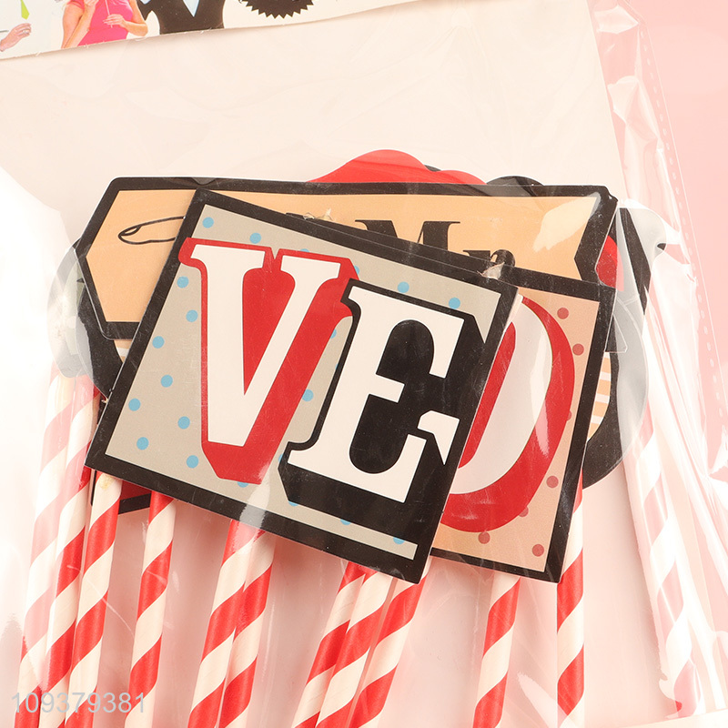 Low price creative paper straw drinking straw for party
