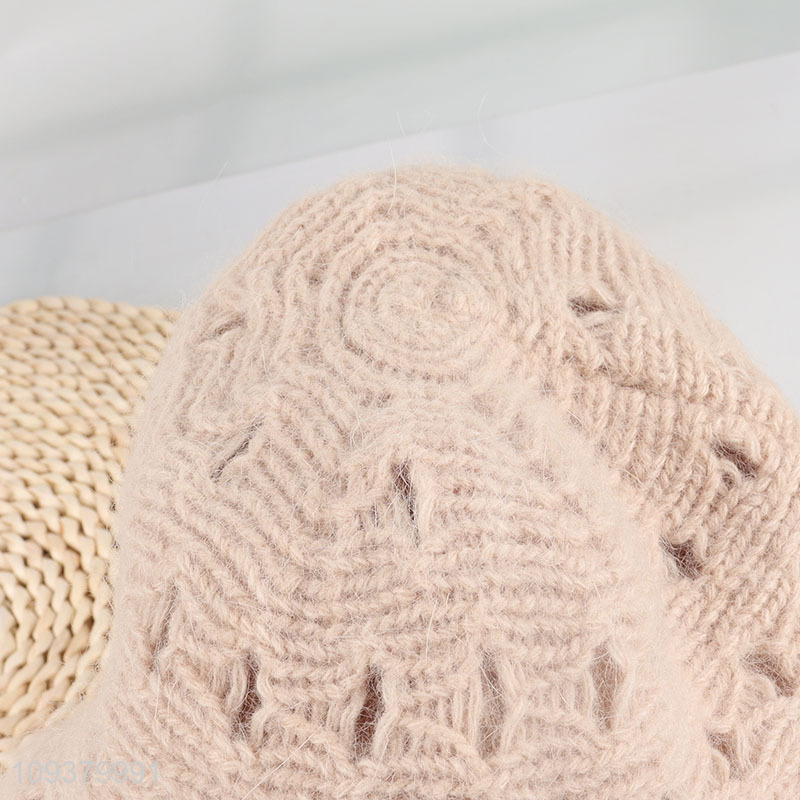 China wholesale winter thickened knitted hat beanies hat