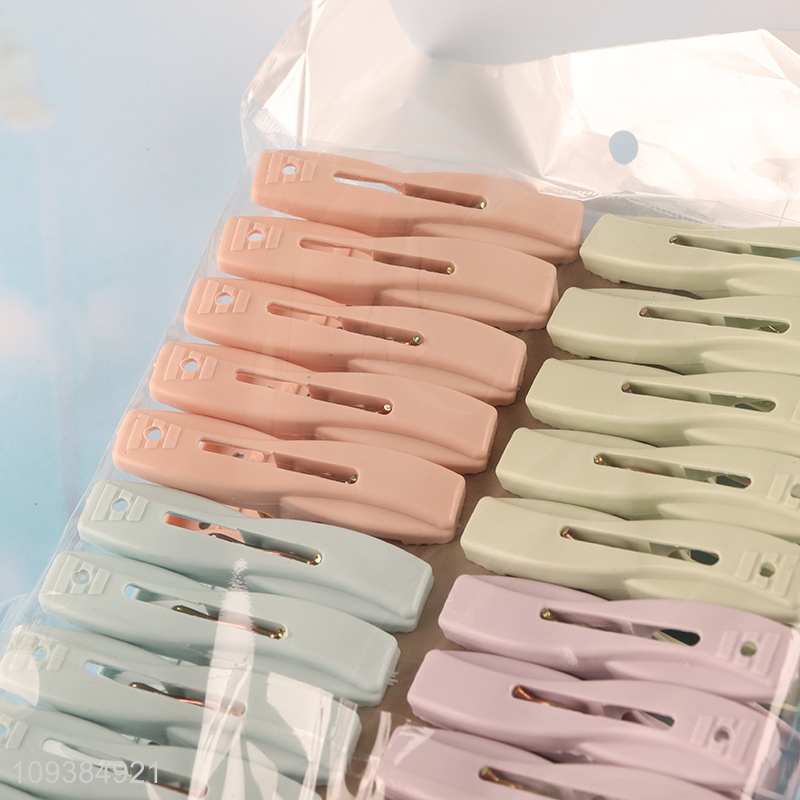 China wholesale 20pcs plastic clothes pegs clothes clips