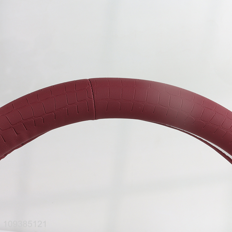 New product fashion pu car steering wheel cover