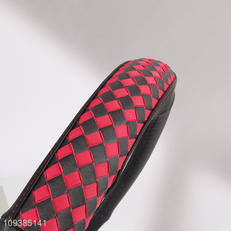 Wholesale fashion anti-slip pu car steering wheel cover