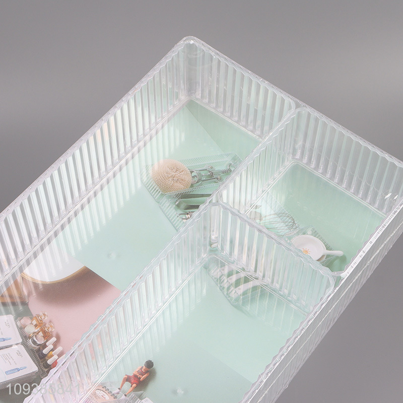 Factory supply 4pc storage box set for desktop organizer