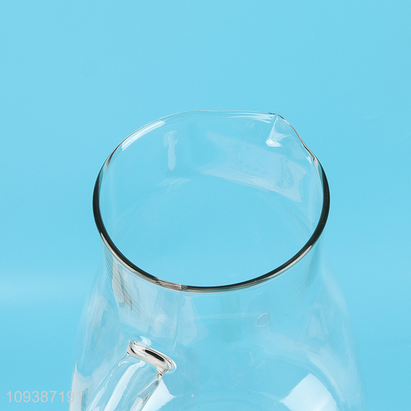 Online wholesale clear unbreakable glass water jug tea pot