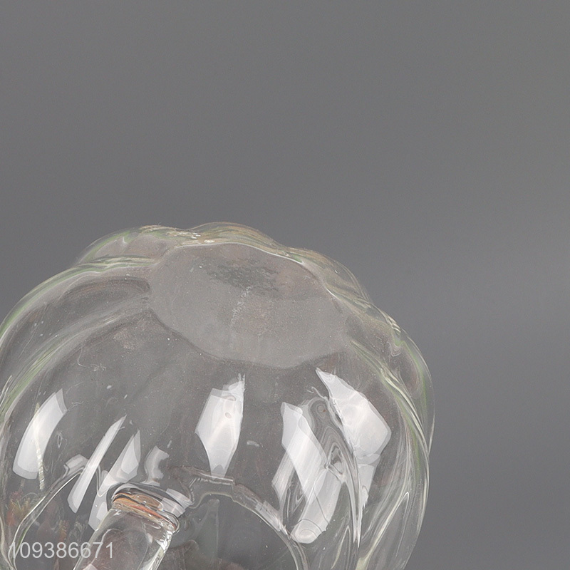 China wholesale pumpkin shape glass water cup