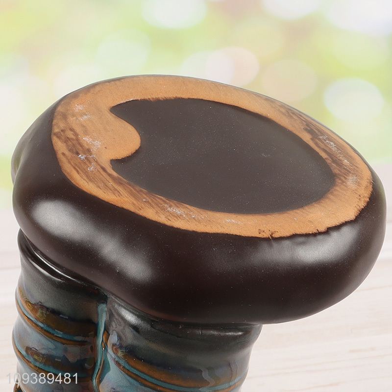 New arrival  tabletop decor ceramic waterfall incense burner