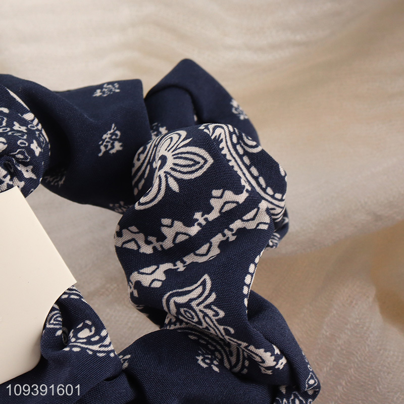 China supplier polyester hair bands hair rope hair accessories