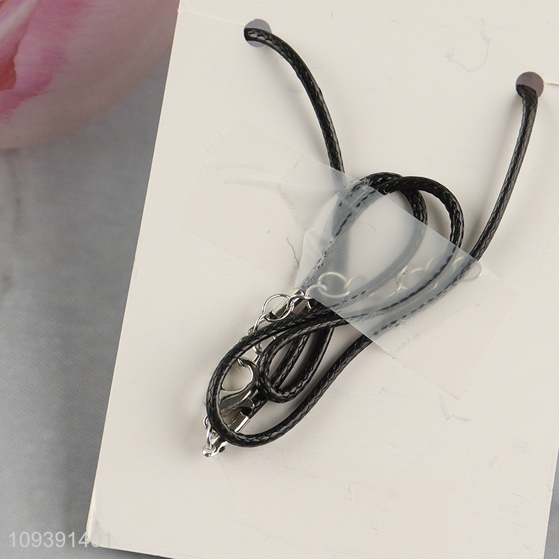 Factory price red heart pendant fashion jewelry stone necklace