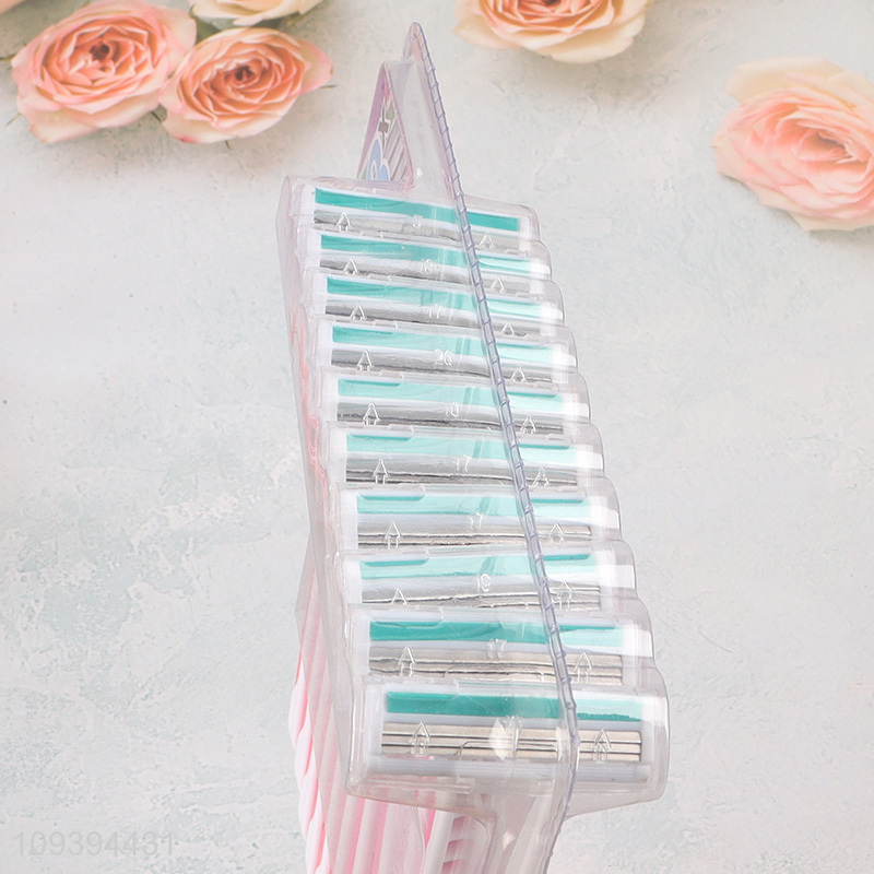 Top products triple blade disposable razor for women