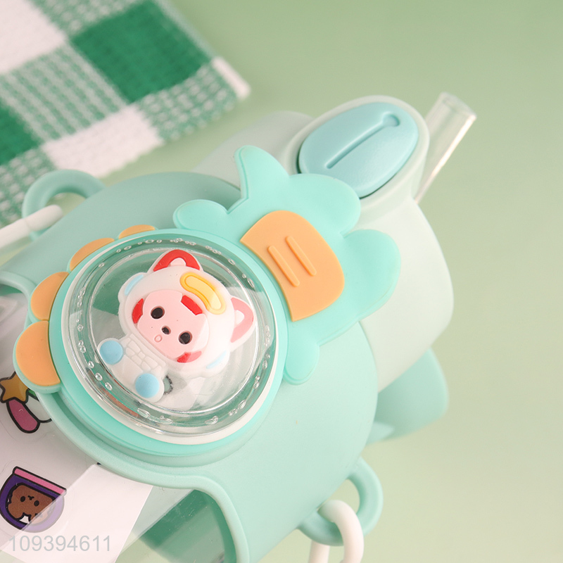 Good quality plastic water cup straw cup