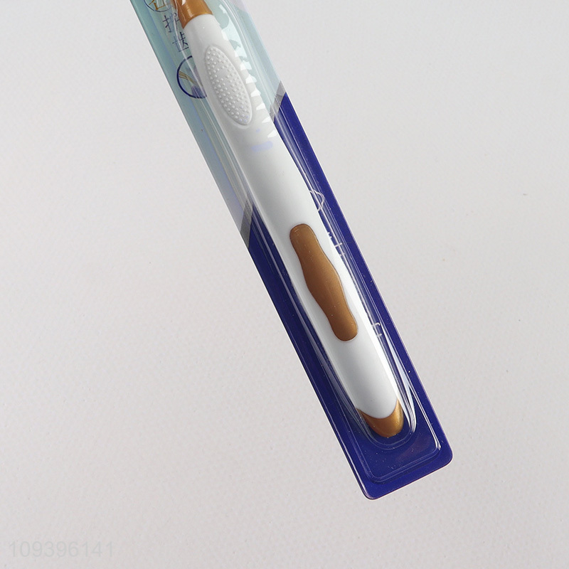 Hot sale soft bristle toothbrush for gentle cleaning