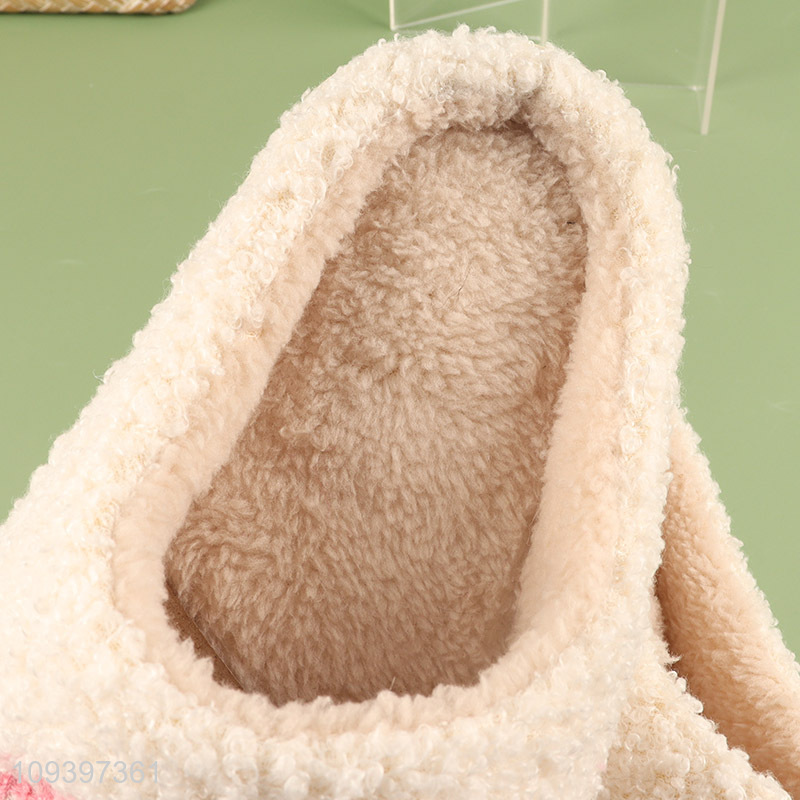 Top sale non-slip warm winter home slippers