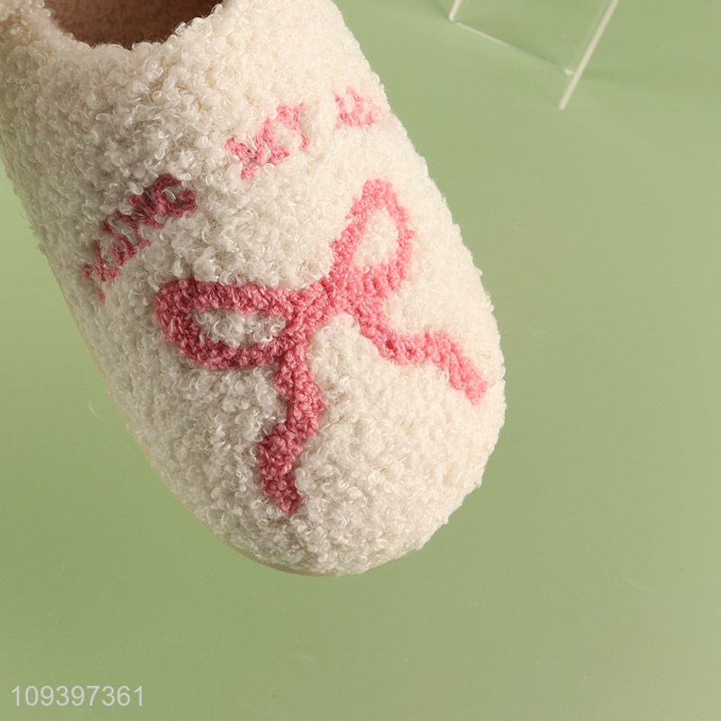 Top sale non-slip warm winter home slippers