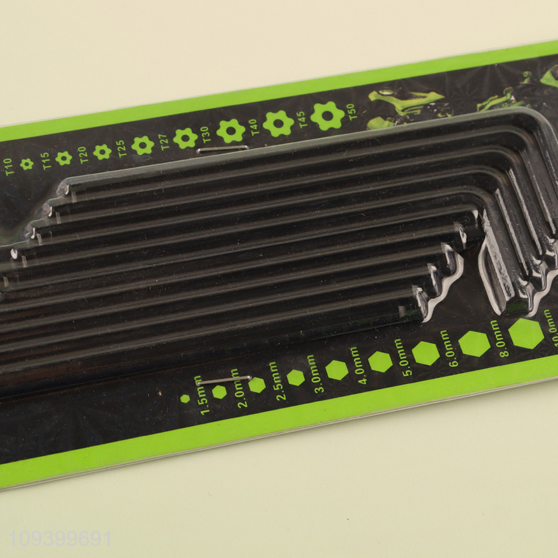 Low price hex key set for assembly work