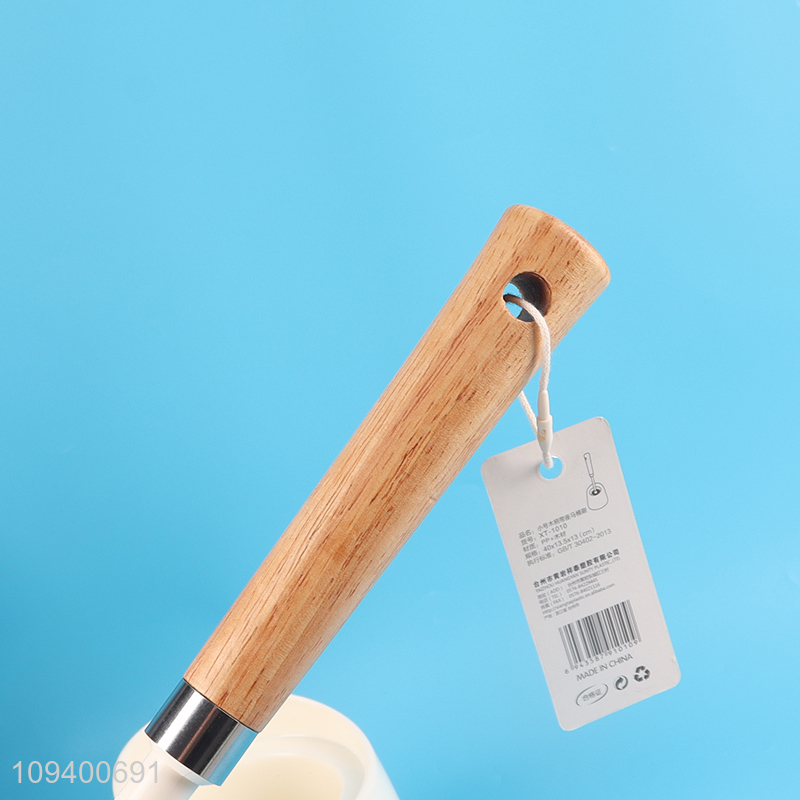 Hot sale bathroom accessories wooden handle toilet brush