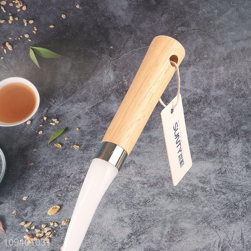 China wholesale wooden handle kitchen pot dish brush