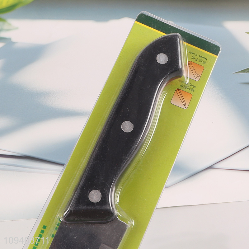 Low price stainless steel fruit knife with pp handle