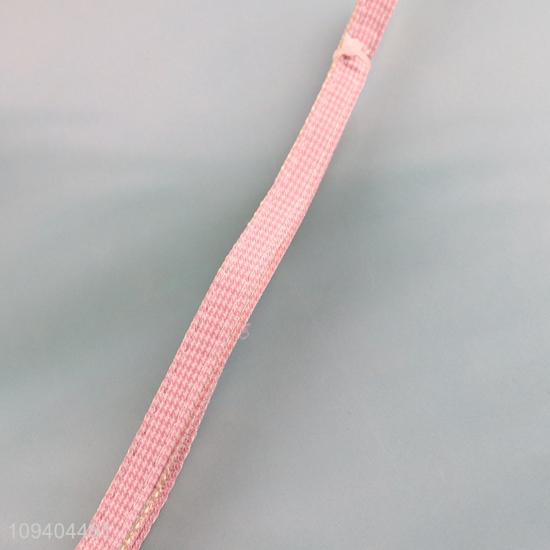 Wholesale pink star dog harness and leash set