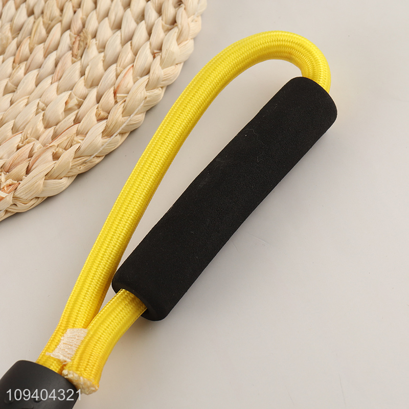 Hot sale elastic yellow nylon pet dog leash