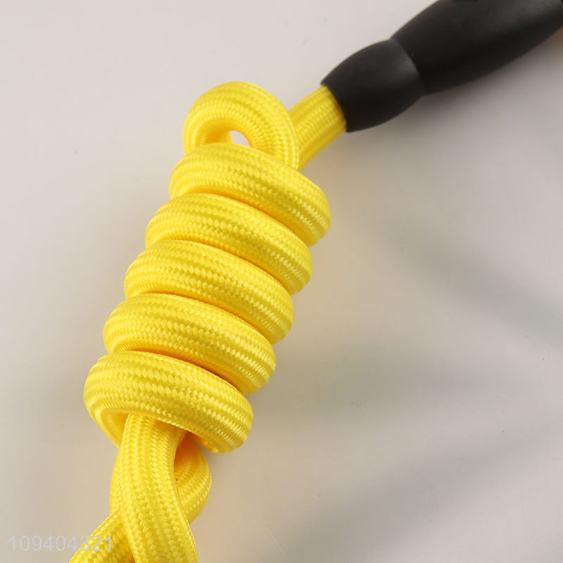 Hot sale elastic yellow nylon pet dog leash