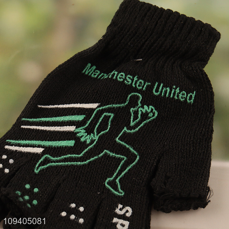 Top quality non-slip sports fitness half-finger gloves