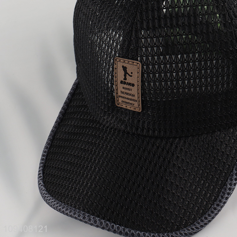 New arrival  breathable adjustable baseball cap trucker hat