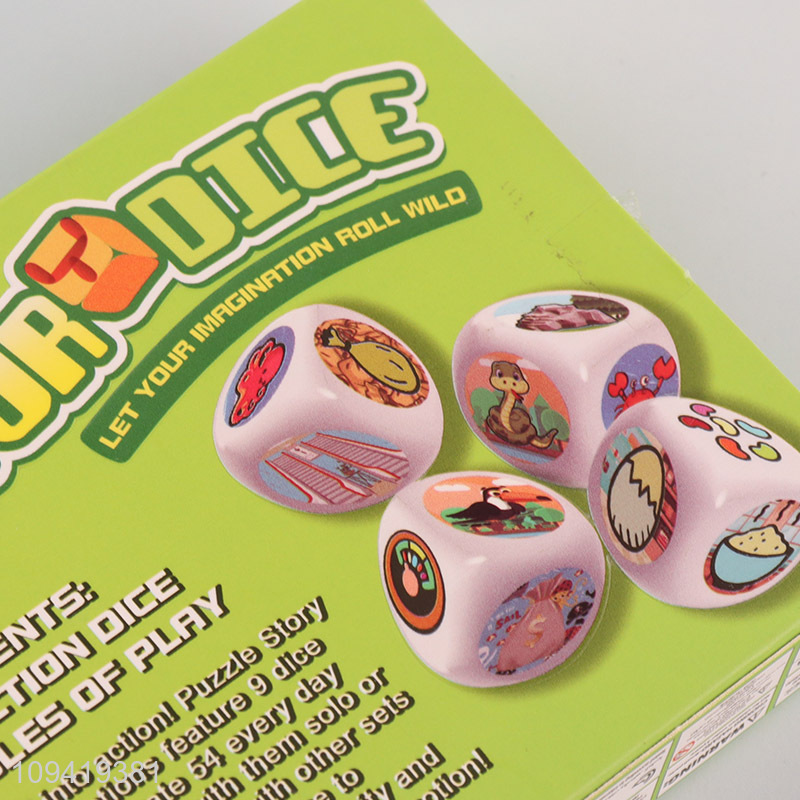 Best selling kids educational stor dice games