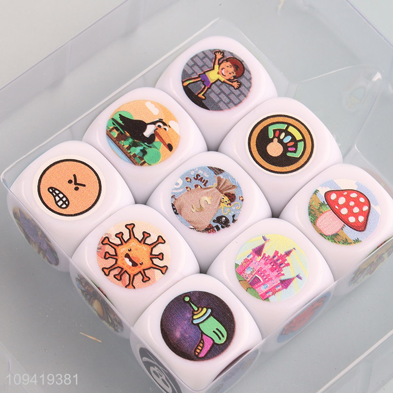 Best selling kids educational stor dice games