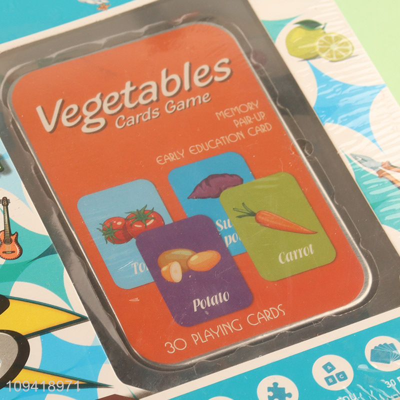 Hot products memory matching games for early learning
