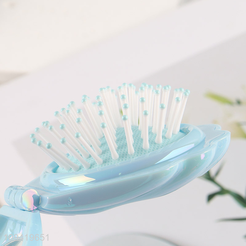 Newest Shell-Shaped Foldable Comb With Mirror