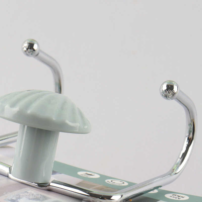 Top selling double hook shell suction cup hook